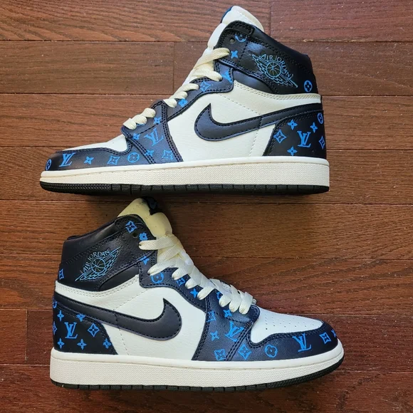 Custom Jordan 1   sz 7.5 SIZE 7.5 Pink Swarovski Women main image 3